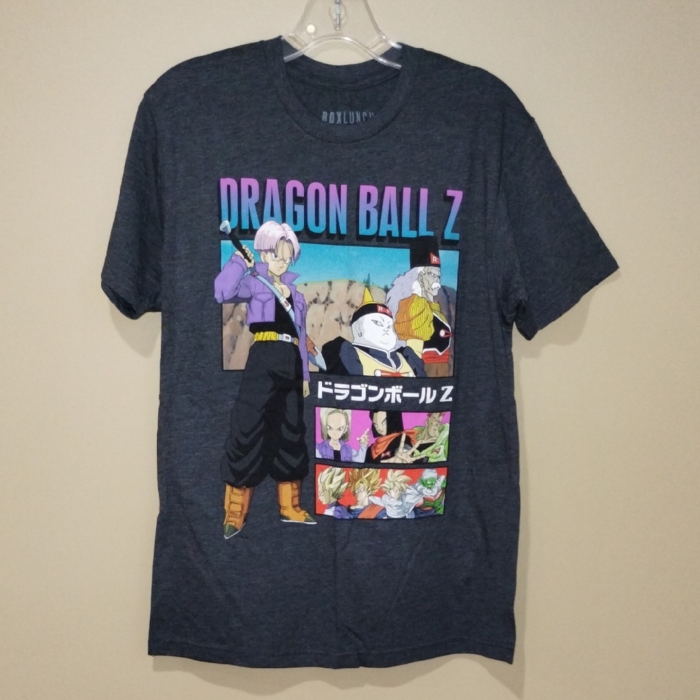Dragonball Z Future Androids Awaken Gray S/S Graphic T-shirt Sm 2018